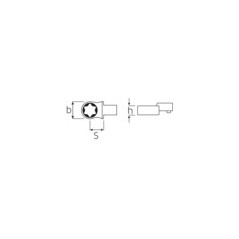 732TX/40 Chiavi a bocca a innesto TORX