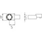 732TX/40 Chiavi a bocca a innesto TORX 732TX/40 Chiavi a bocca a innesto TORX