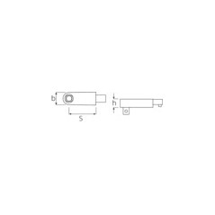 734L/5 Attacco quadro a innesto