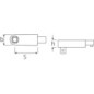 734L/5 Attacco quadro a innesto