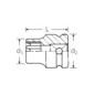 2308TX Chiavi a bussola IMPACT ½" 2308TX Chiavi a bussola IMPACT ½"