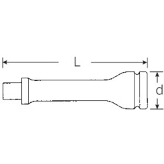 509IMP Prolunghe IMPACT ½"
