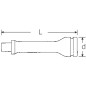 859IMP Prolunghe IMPACT 1" 859IMP Prolunghe IMPACT 1"