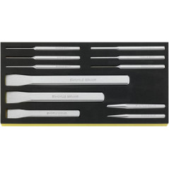 TCS 102-108/11 Assortimento scalpelli, punteruoli e cacciaspine
