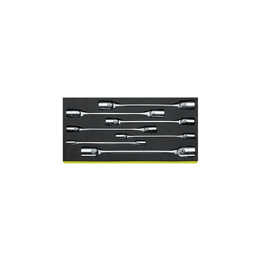 TCS 29/7,8X9-20X22MM Assortimento chiavi doppie a snodo FLEXI in TCS