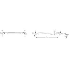 TCS20/10,6X7-30X32MM Assortimento chiavi poligonali doppie StahlwilleSTABIL in TCS
