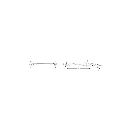 TCS20/10,6X7-30X32MM Assortimento chiavi poligonali doppie StahlwilleSTABIL in TCS