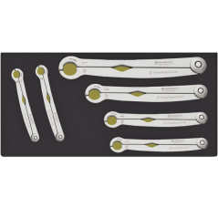 TCS 240/6 Assortimento chiavi a cricchetto FastRatch in TCS