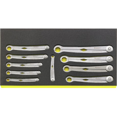 TCS WT 240/10 Assortimento chiavi a cricchetto FastRatch in TCS WT