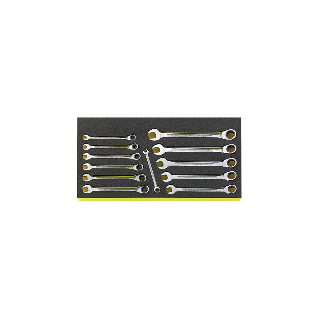 TCS WT 17/12 Assortimento di chiavi combinate a cricchetto OPEN RATCH in TCS WT