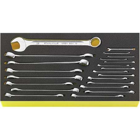 TCS WT 13A/22 Assortimento chiavi combinate OPEN BOX in TCS WT – misure in pollici