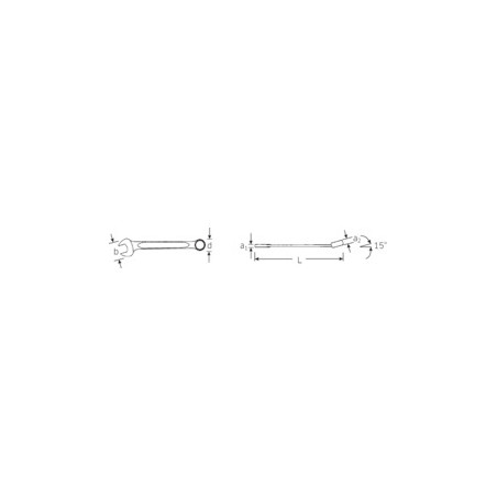 TCS WT 13A/22 Assortimento chiavi combinate OPEN BOX in TCS WT – misure in pollici