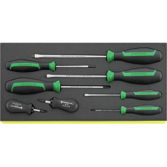 TCS 4620-4734/8 Assortimento di giraviti DRALL+ TCS
