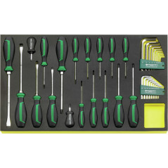 TCS 4622/4650+10760+10766 Assortimento di giraviti DRALL+ TCS