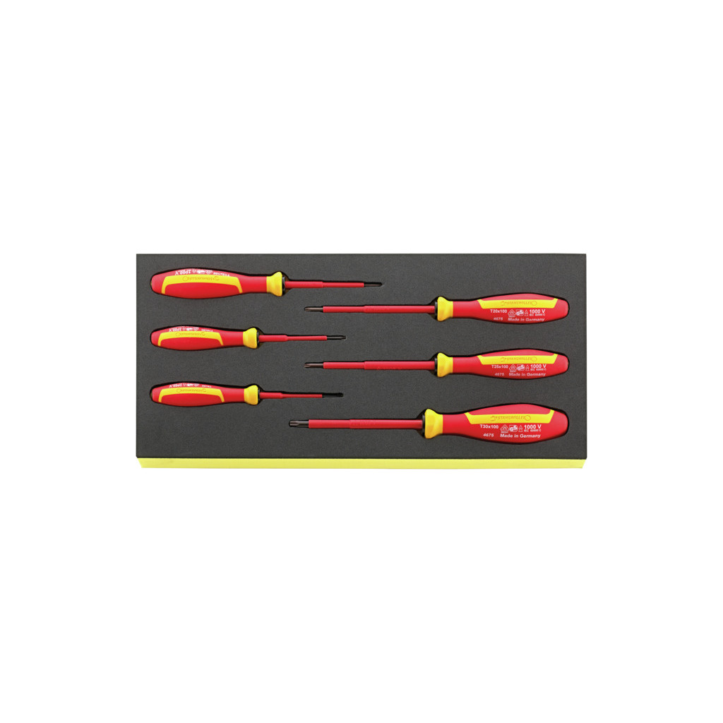 TCS 4675 VDE Assortimento di giraviti VDE TORX DRALL+ TCS