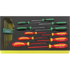 TCS WT 4650-4665-1 Assortimento di giraviti DRALL+ TCS WT