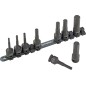 Set di inserti per cacciaviti IMPACT INHEX su barra per chiavi a bussola Set di inserti per cacciaviti IMPACT INHEX su barra per chiavi a bussola