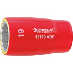 12179VDE Chiavi a bussola poligonali da ½” isolate