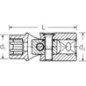 47TX Bussole a snodo attacco da 3/8” TORX 47TX Bussole a snodo attacco da 3/8” TORX