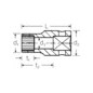 45ASP Chiavi a bussola Spline-Drive, attacco da 3/8” 45ASP Chiavi a bussola Spline-Drive, attacco da 3/8”