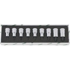 54TX/9 Assortimento bussole torx, attacco da ½”