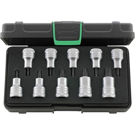 54TX/10 Assortimento bussole torx, attacco da ½”