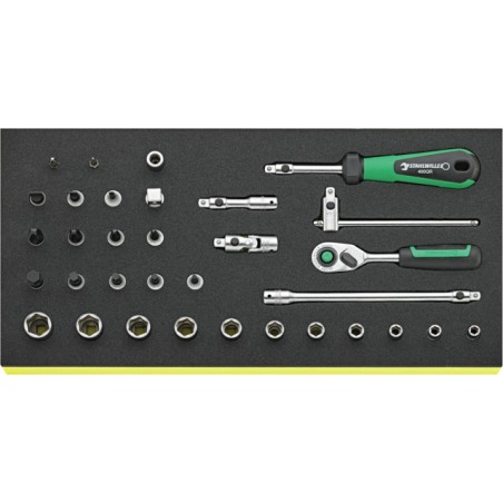 TCS 40/41/44/8 QR Assortimento di 33 utensili da ¼”