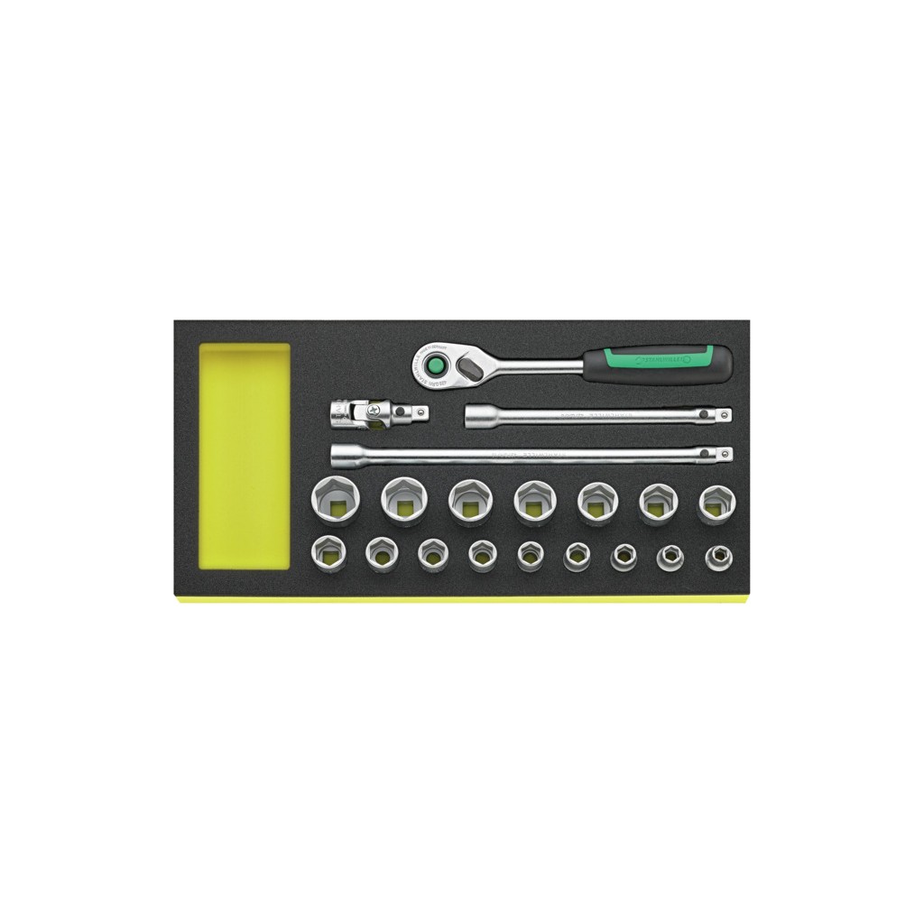 TCS 456/16/4 MF QR Assortimento di 20 utensili da 3/8”