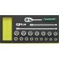 TCS 456/16/4 MF QR Assortimento di 20 utensili da 3/8”