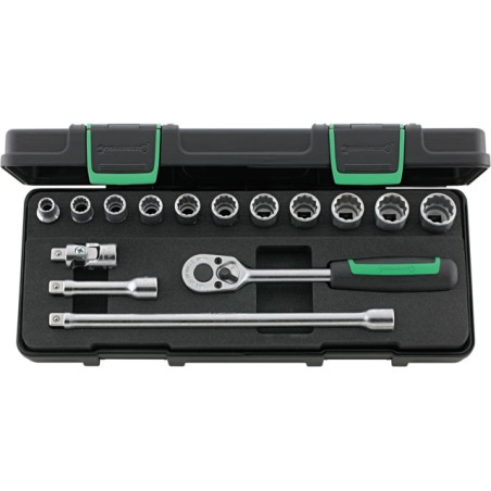 45/11/4 Assortimento di 15 utensili da 3/8”