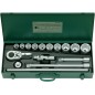 55/10/6 Assortimento di 16 utensili da ¾” 55/10/6 Assortimento di 16 utensili da ¾”