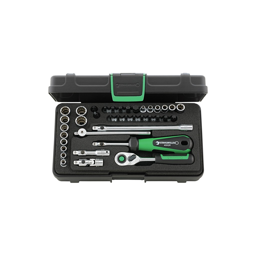 40D/40TX/44KTX/32/6QR Assortimento di 38 utensili da ¼”
