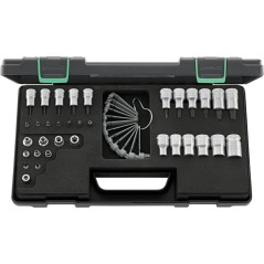 89TX Assortimento di 35 utensili da ¼” – 3/8” – ½” – Torx