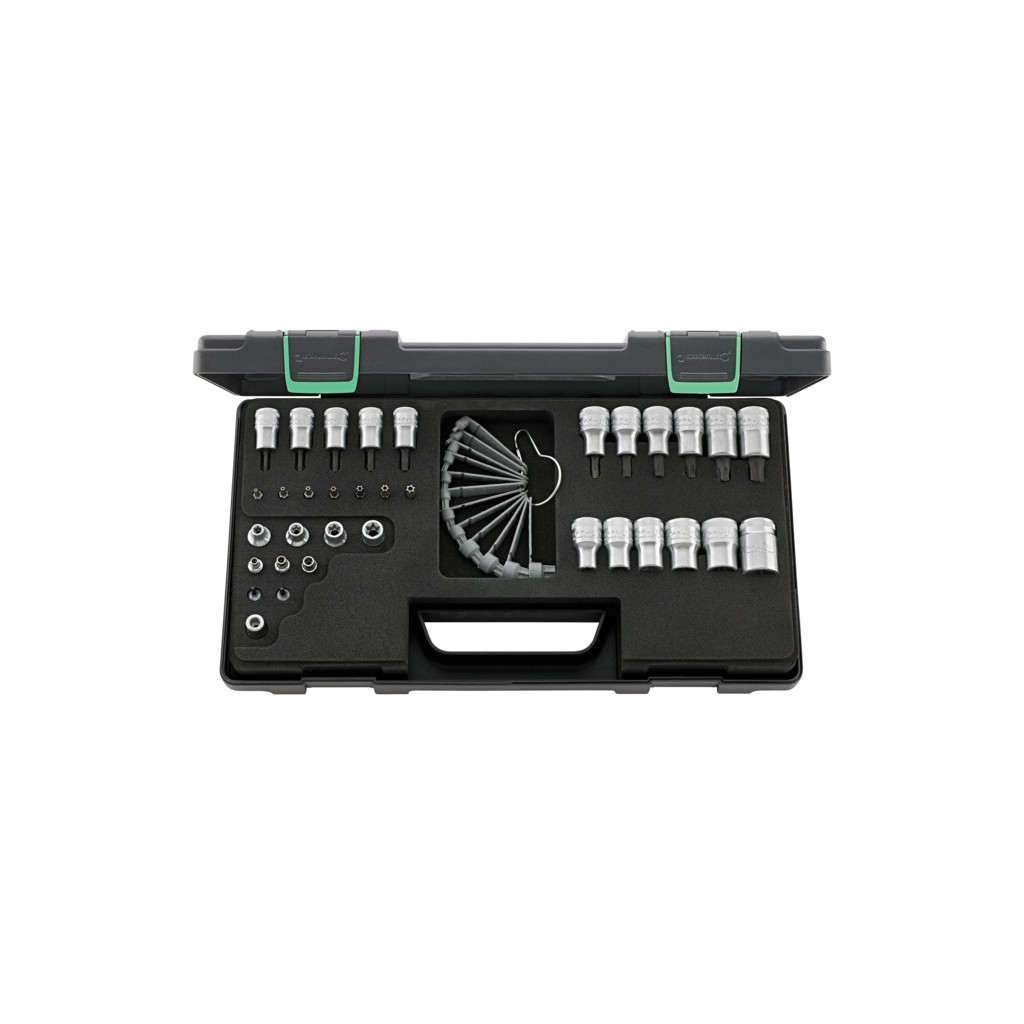 89TX Assortimento di 35 utensili da ¼” – 3/8” – ½” – Torx