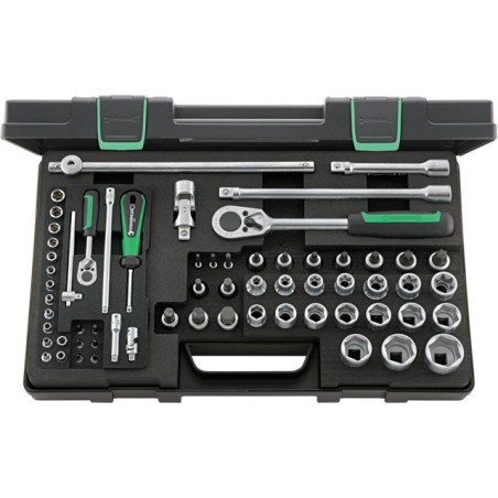 86TX Assortimento di 63 utensili da ¼” – ½”  – Torx