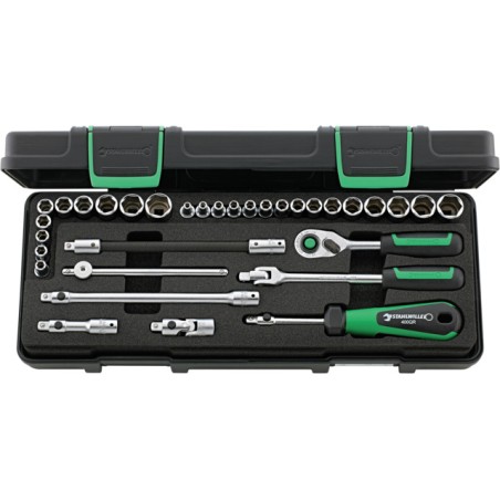 40MA/25/8QR Assortimento di 33 utensili da ¼”, misure in pollici e metriche