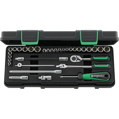 40MA/25/8 Assortimento di 33 utensili da ¼”, misure in pollici e metriche
