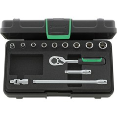 40A/9/4 Assortimento di 13 utensili da ¼”, misure in pollici