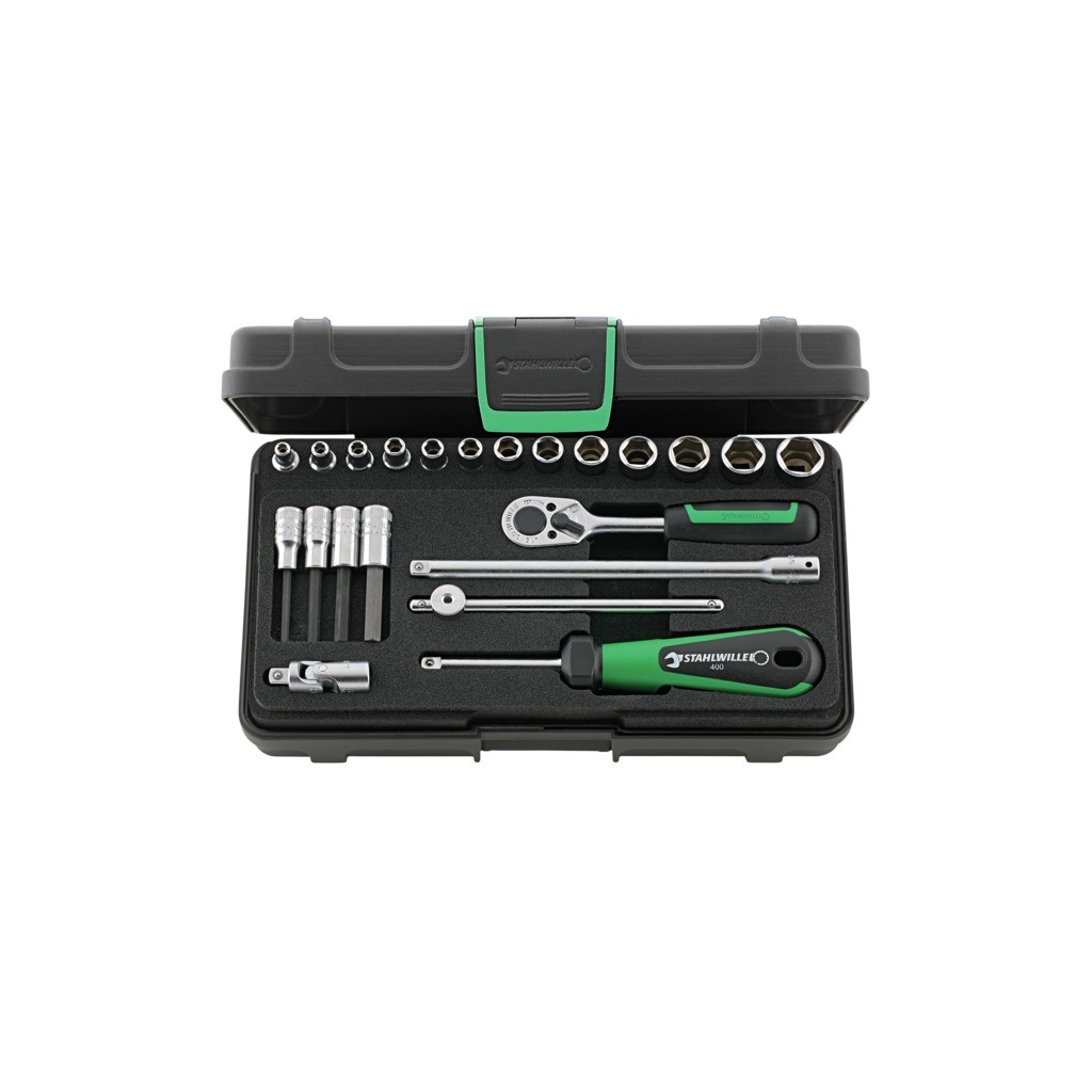 40/44/17/5 Assortimento di 22 utensili da ¼”
