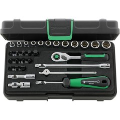 40/24/6QR Assortimento di 30 utensili da ¼”