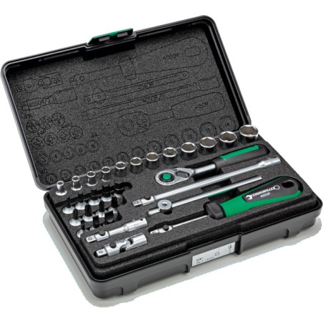 40/24/6QR Assortimento di 30 utensili da ¼”