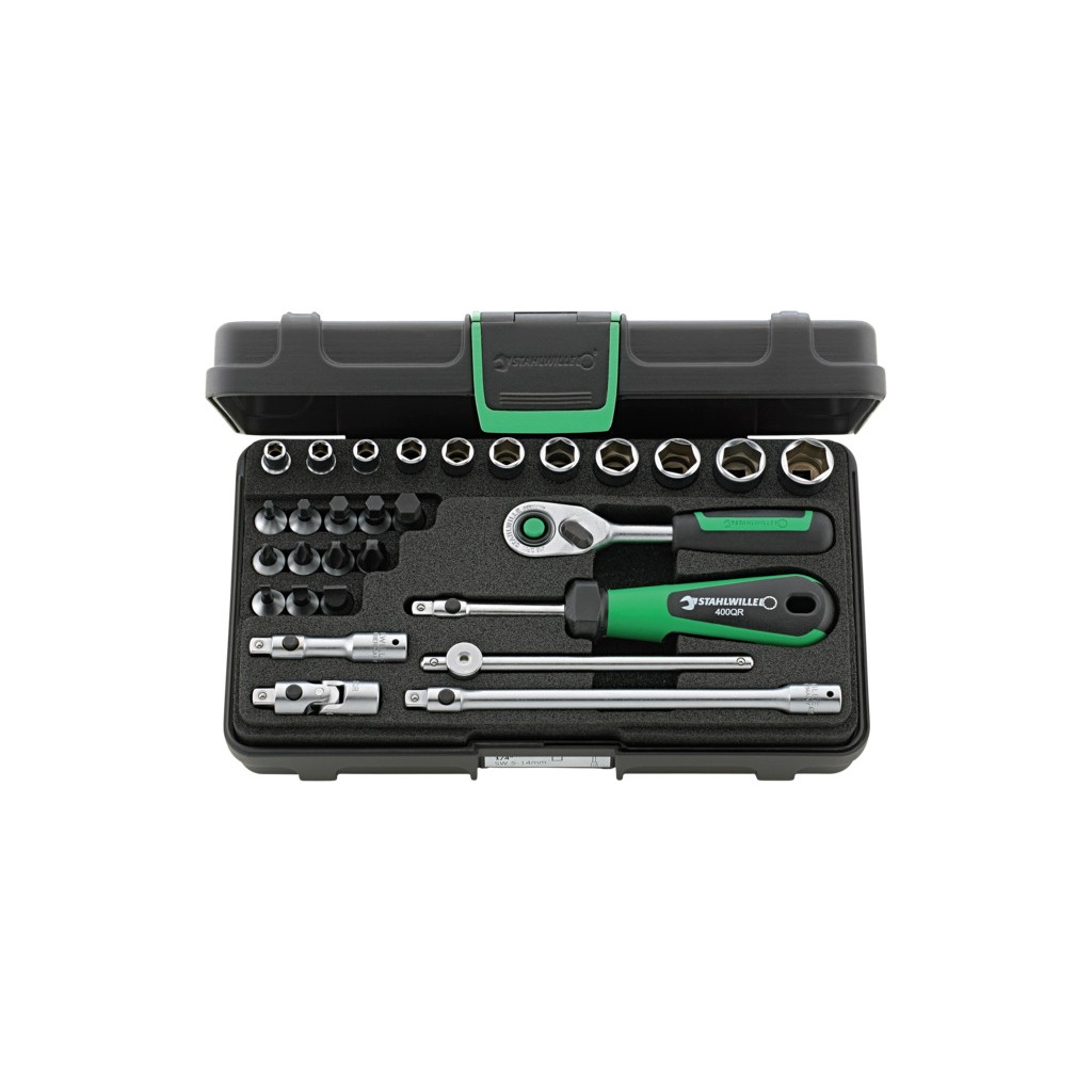 40/23/6QR Assortimento di 29 utensili da ¼”