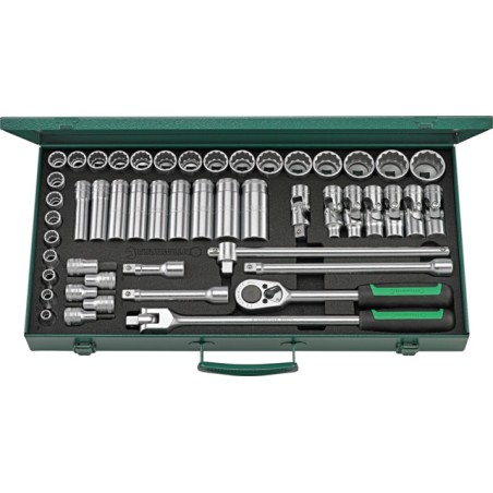 50/43/7 Assortimento di 50 utensili da ½”