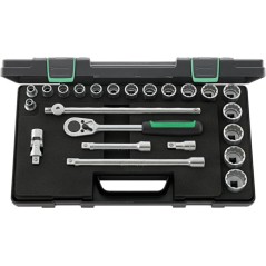 50A/17/6 Assortimento di 23 utensili da ½” – misure in pollici