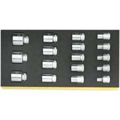 TCS 52/17 Assortimento di bussole da ½” esagonali