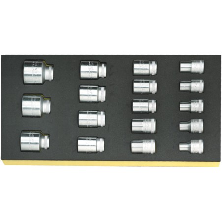 TCS 52/17 Assortimento di bussole da ½” esagonali