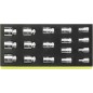 TCS 50A/17 Assortimento di bussole da ½” – misure in pollici TCS 50A/17 Assortimento di bussole da ½” – misure in pollici