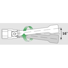 405W Prolunghe da ¼” con wobble-drive