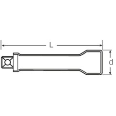 12167VDE Prolunghe VDE da 3/8”
