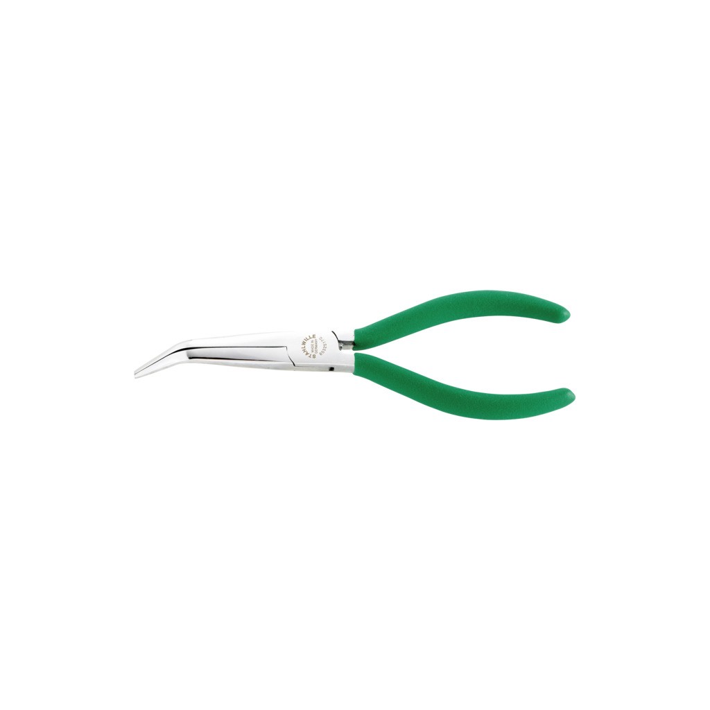 6532 Pinza con becchi mezzotondi, piegati, per meccanica